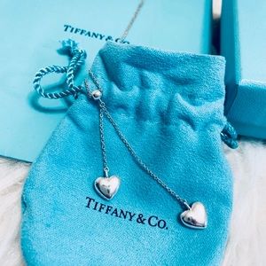*SOLD*Tiffany & Co. Double Heart Lavalier Necklace